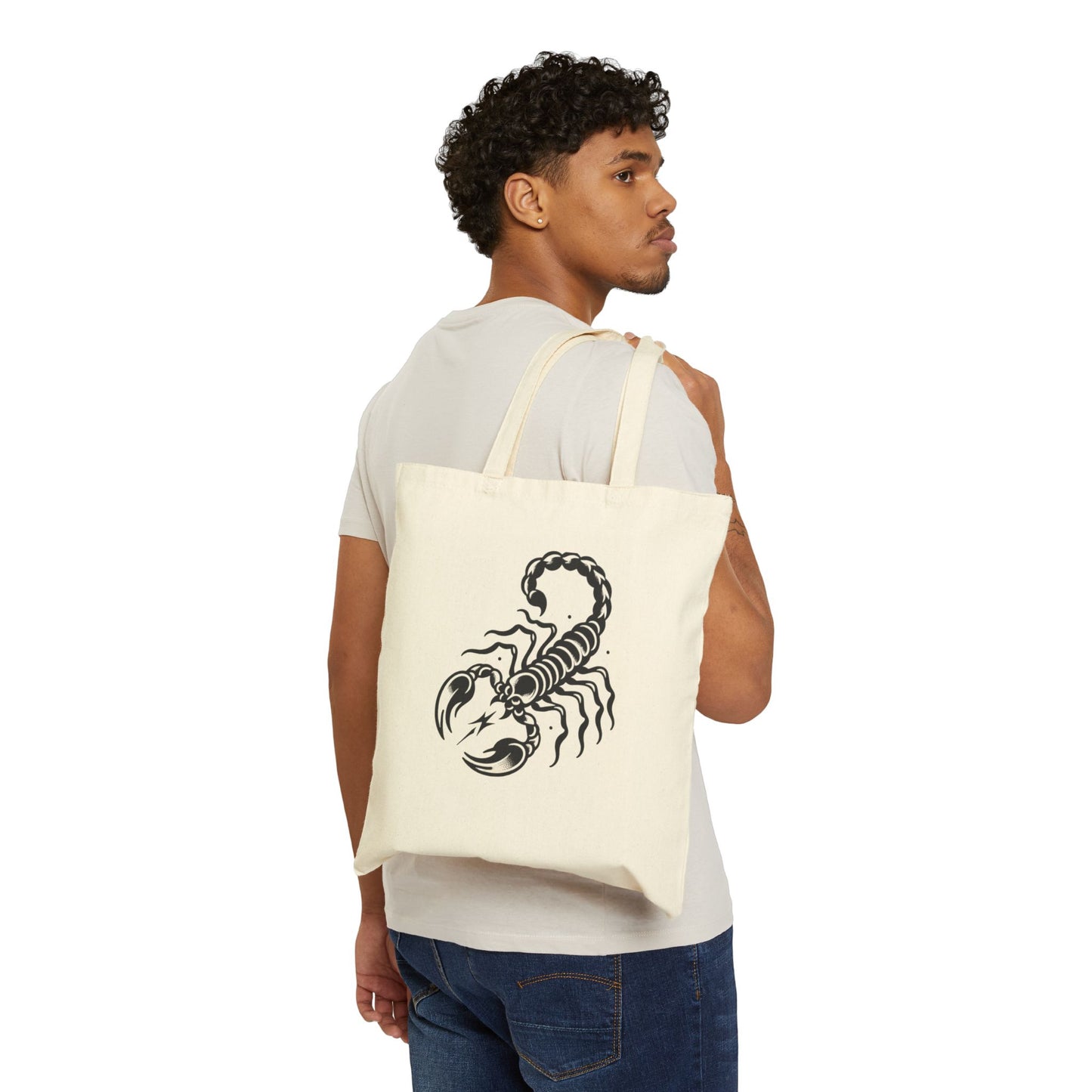 Scorpio - Cotton Canvas Tote Bag